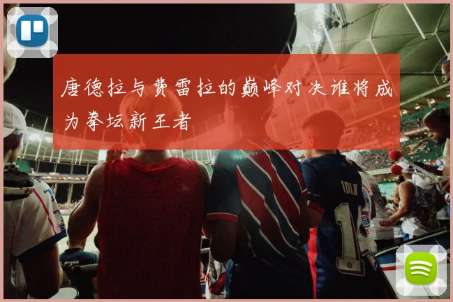 唐德拉与费雷拉的巅峰对决谁将成为拳坛新王者